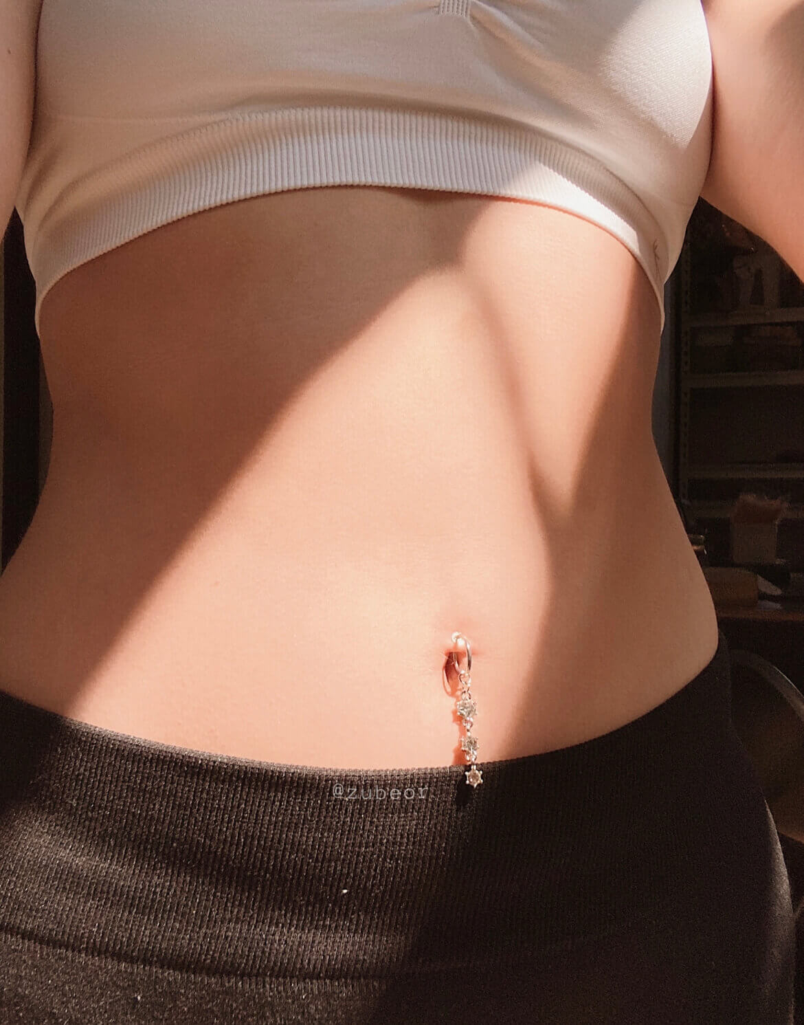 Piercing falso ombligo 2