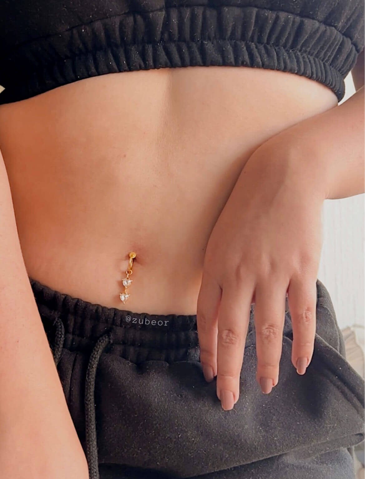 Piercing falso ombligo 5