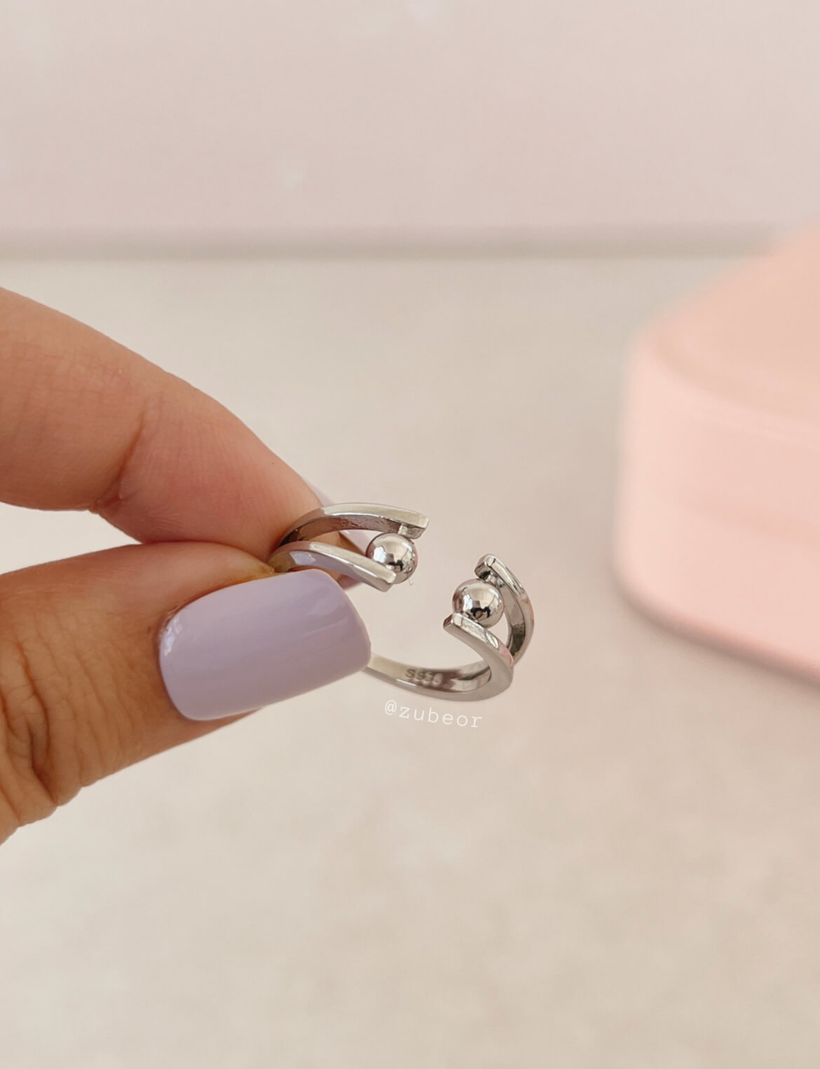 Anillo anti ansiedad 2 esferas 3