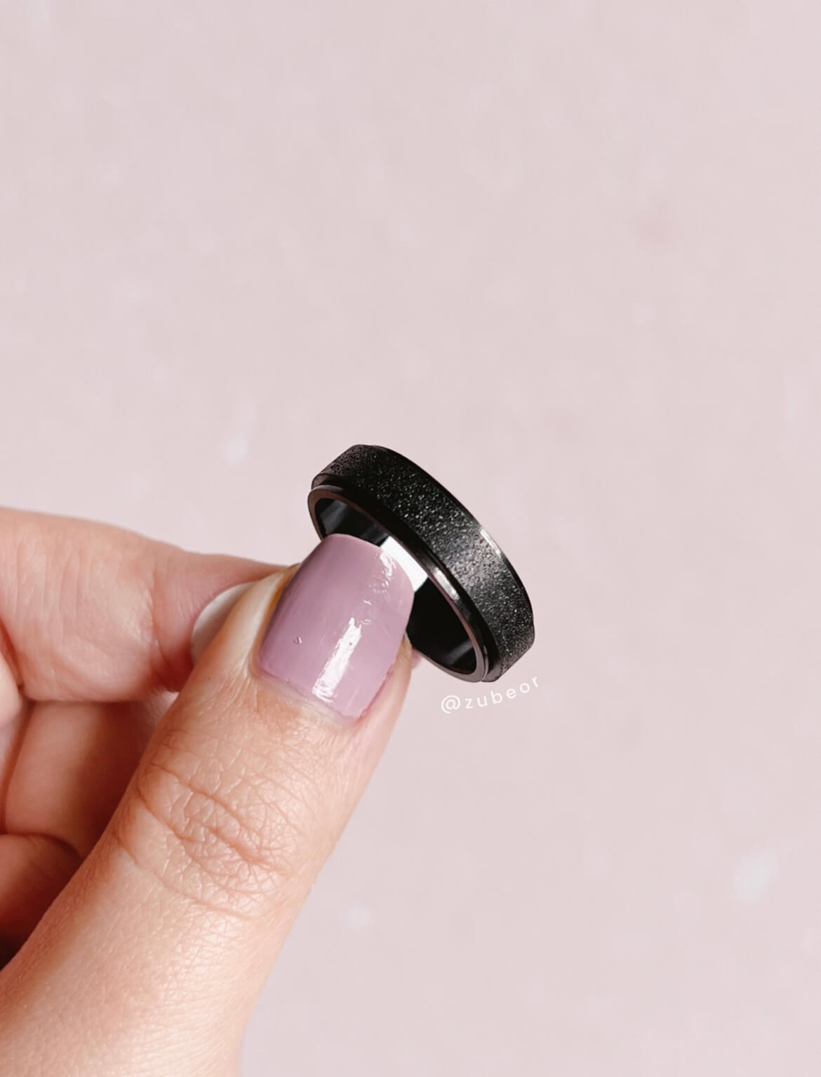 Anillo anti ansiedad aro brillante 8