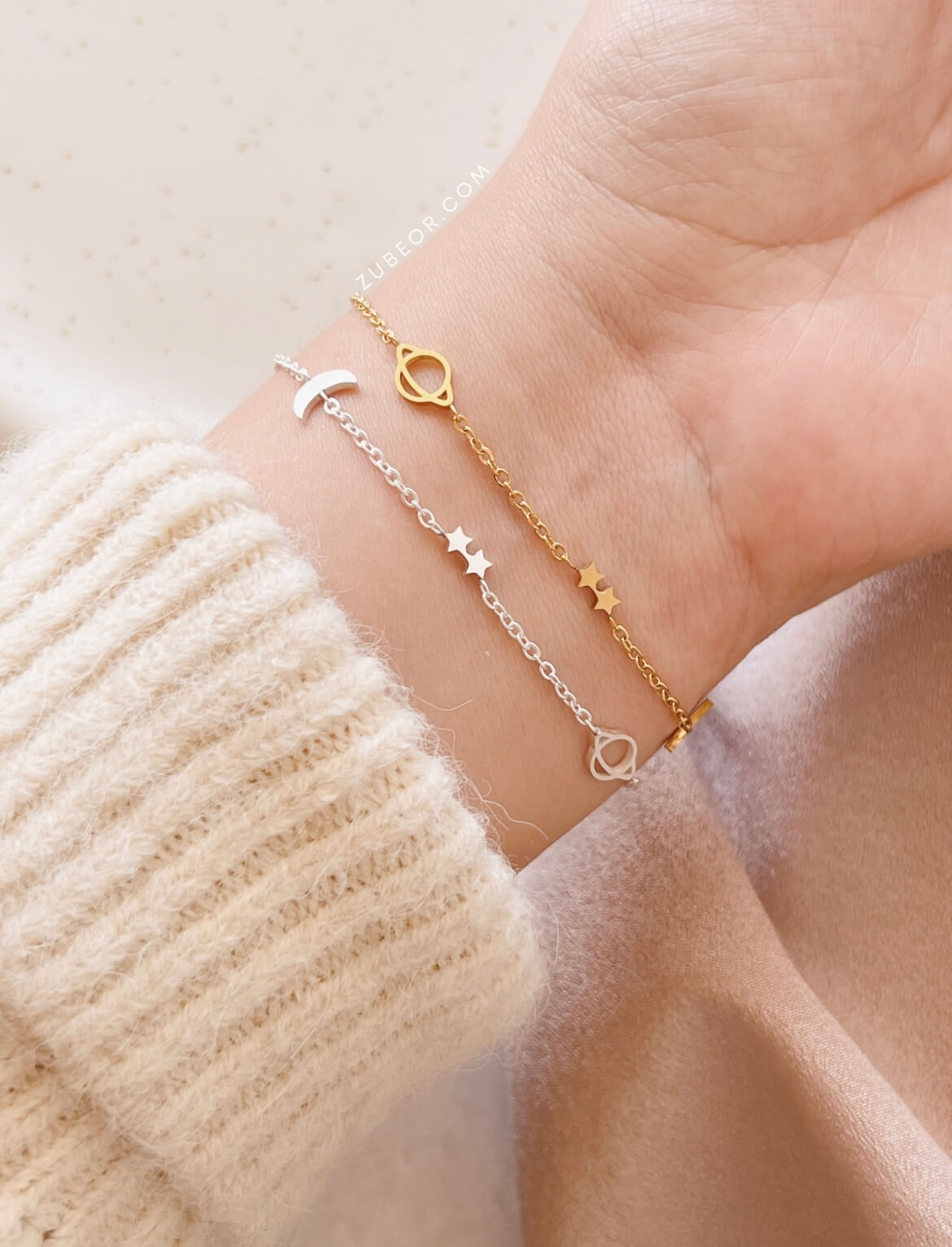 Pulsera luna saturno 3