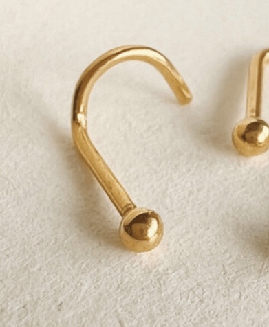 Piercing para nariz punto esfera 8
