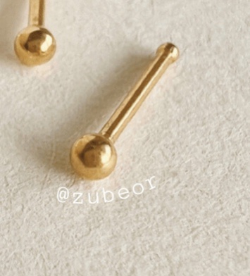 Piercing para nariz punto esfera 5