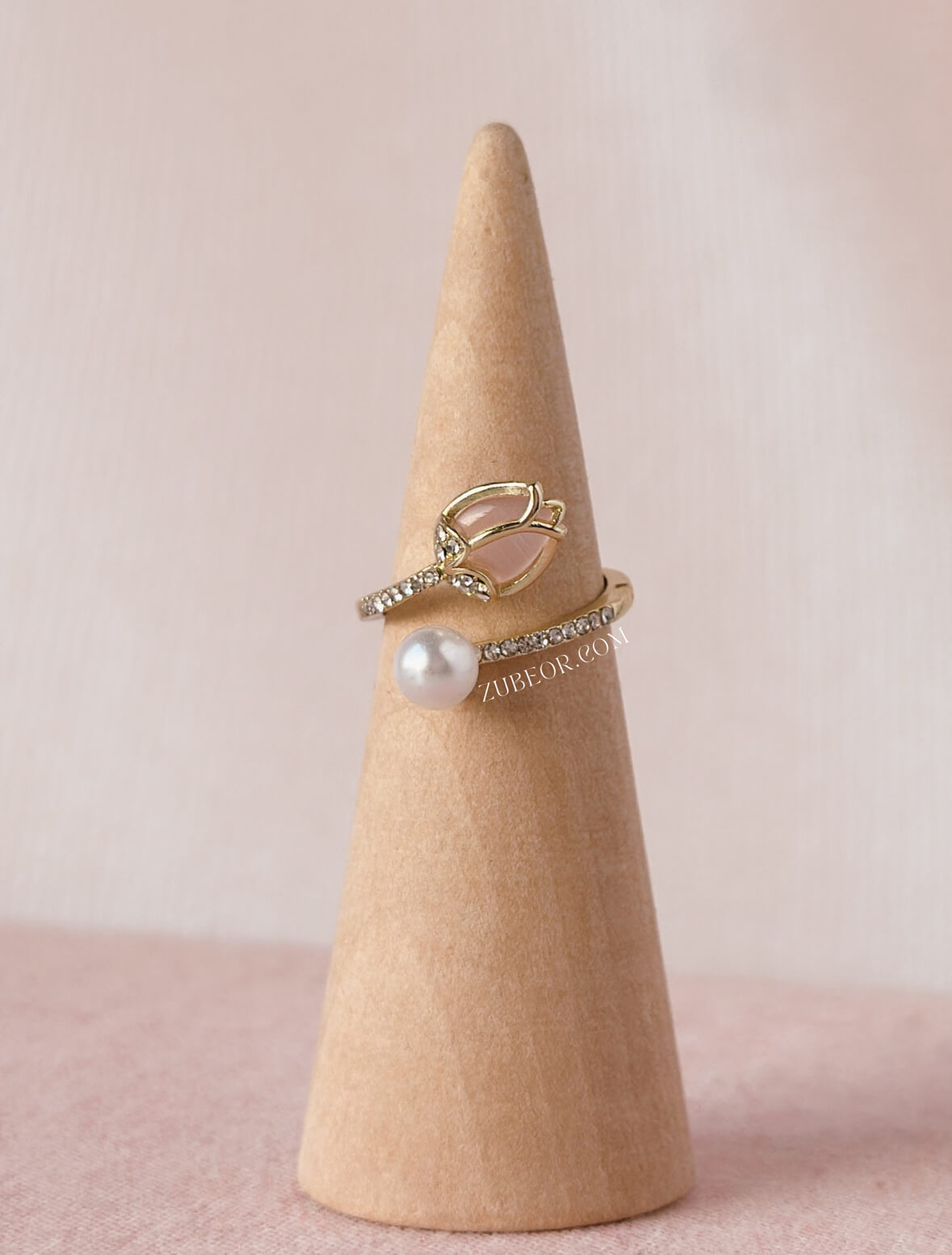 Anillo tulipan rosa 4