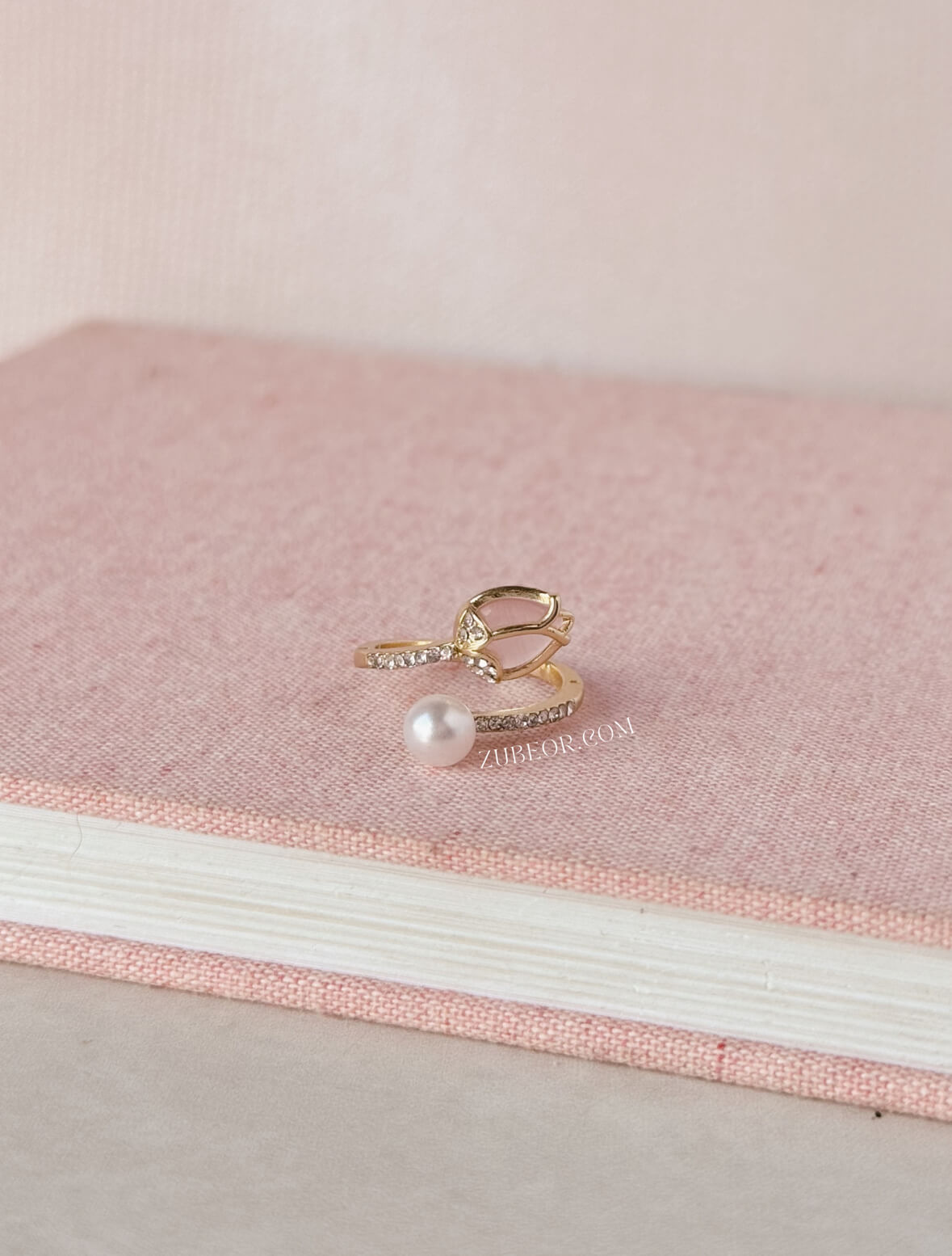 Anillo tulipan rosa 2