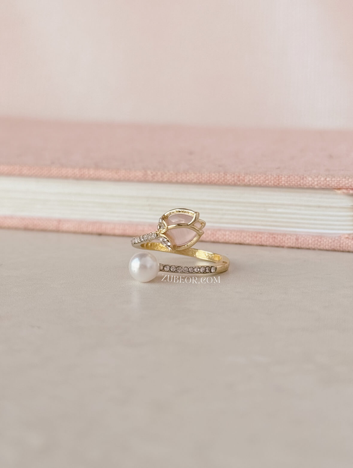 Anillo tulipan rosa 3