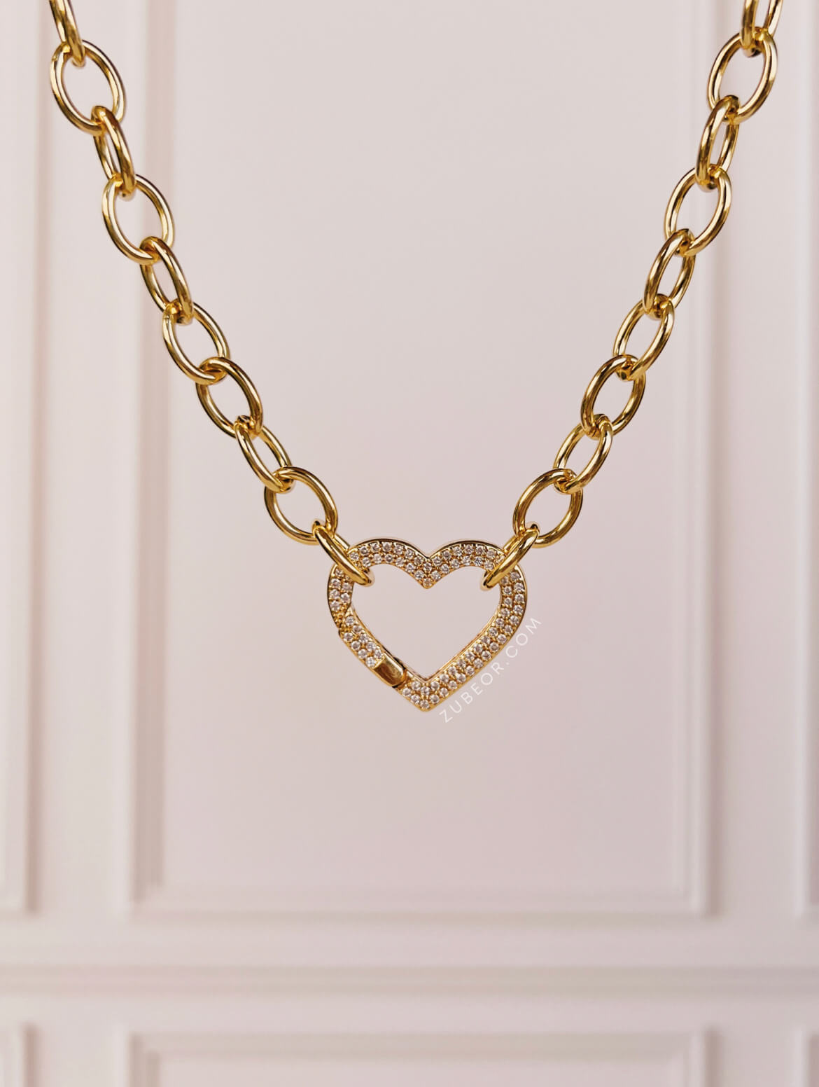 Cadena chunky heart 6