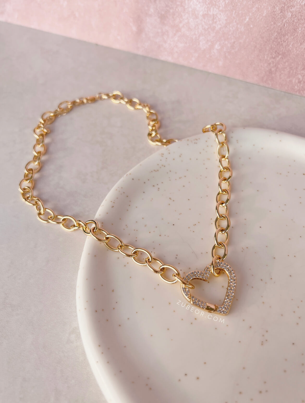 Cadena chunky heart 5