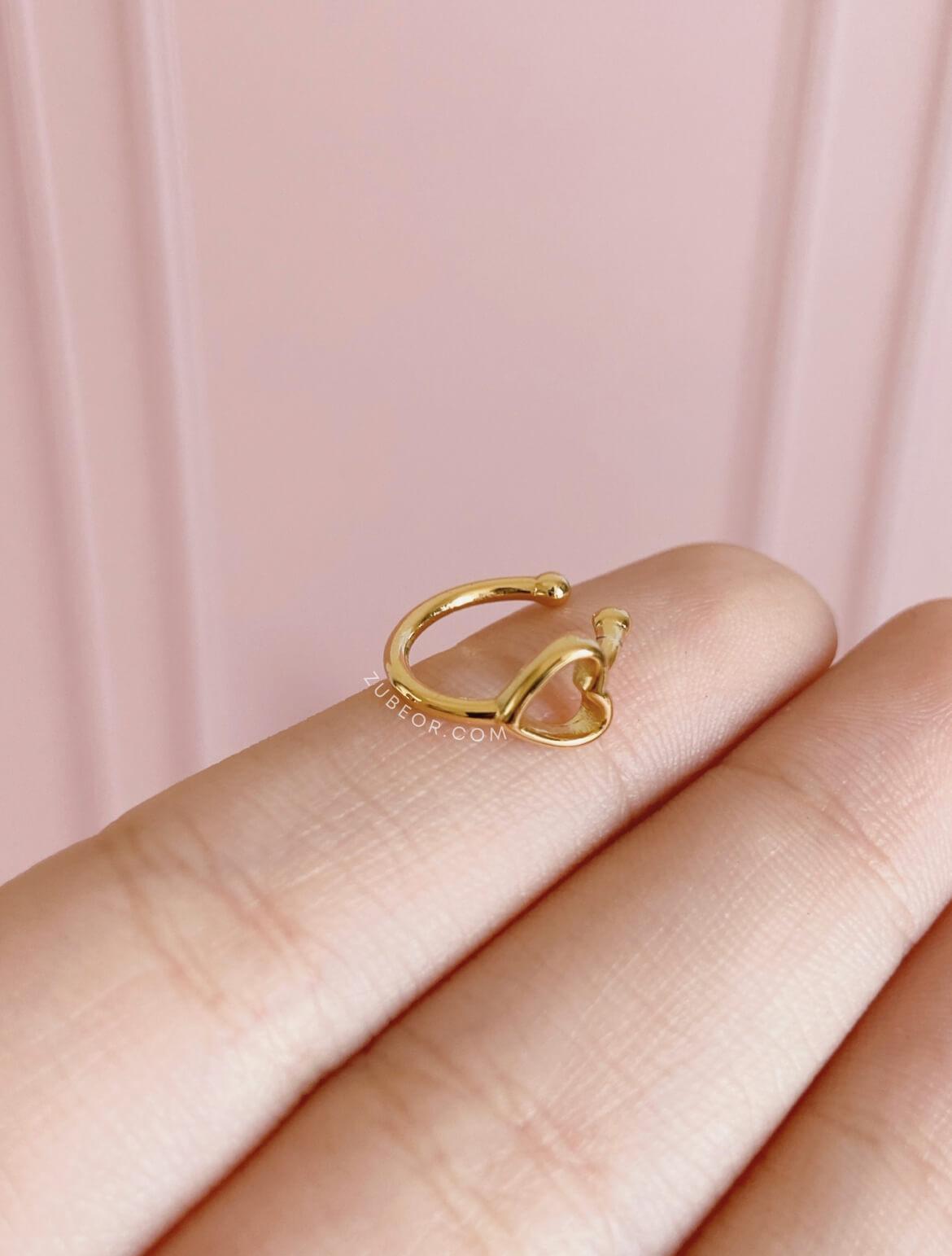 Earcuff falso corazón 4