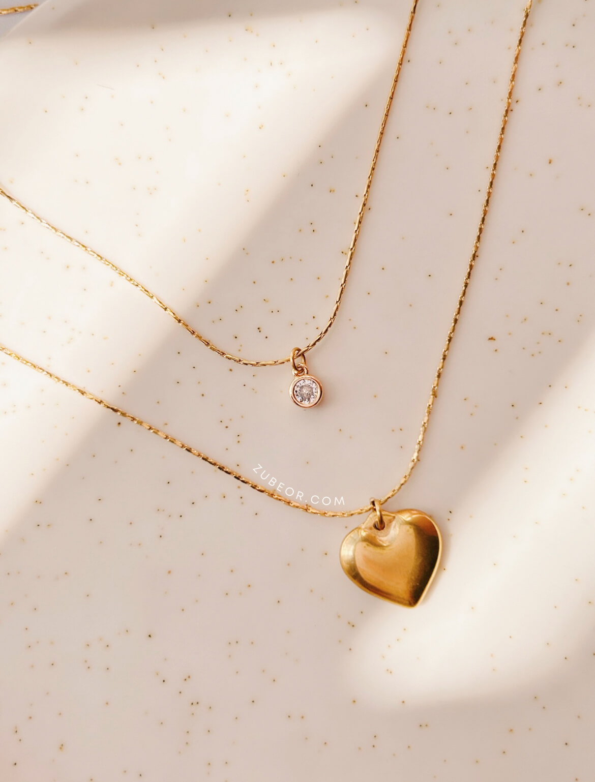 Multilayer corazón y pequeño cristal 6