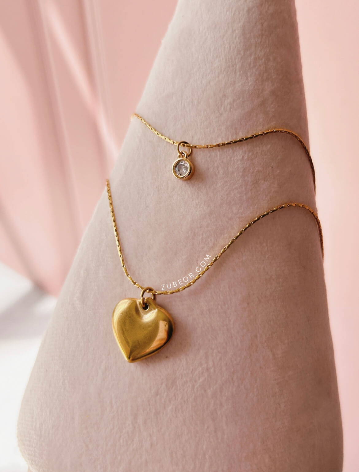 Multilayer corazón y pequeño cristal 4