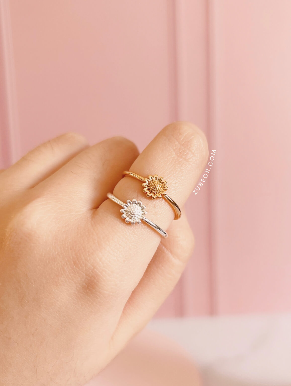 Anillo pequeño girasol 2
