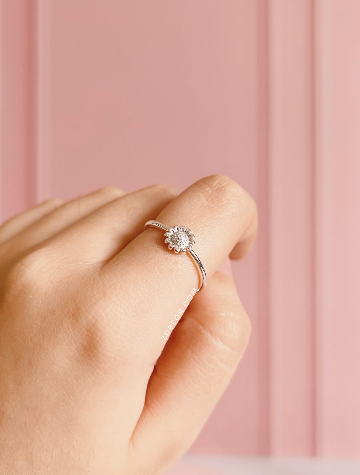 Anillo pequeño girasol 6