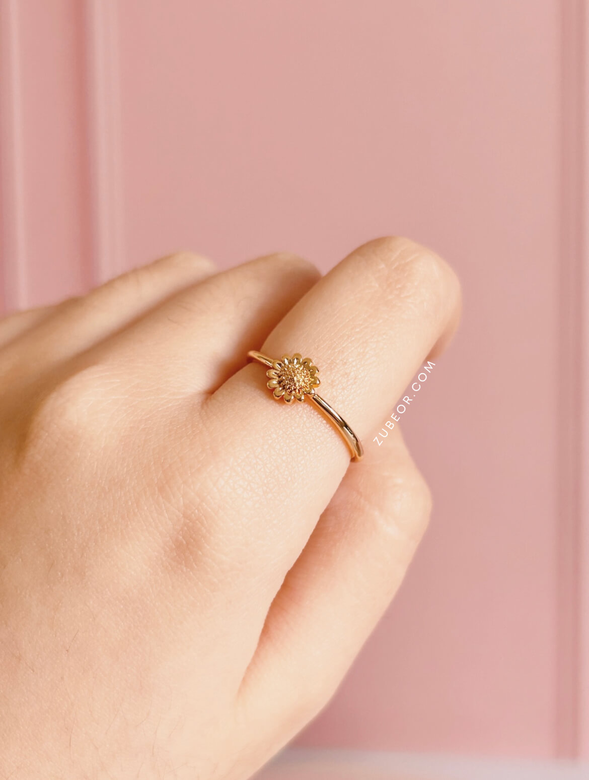 Anillo pequeño girasol 5