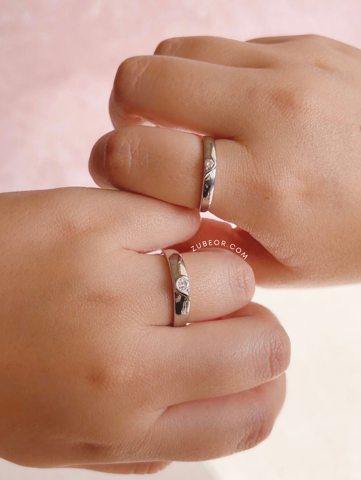 Set de anillo Heart Match 4