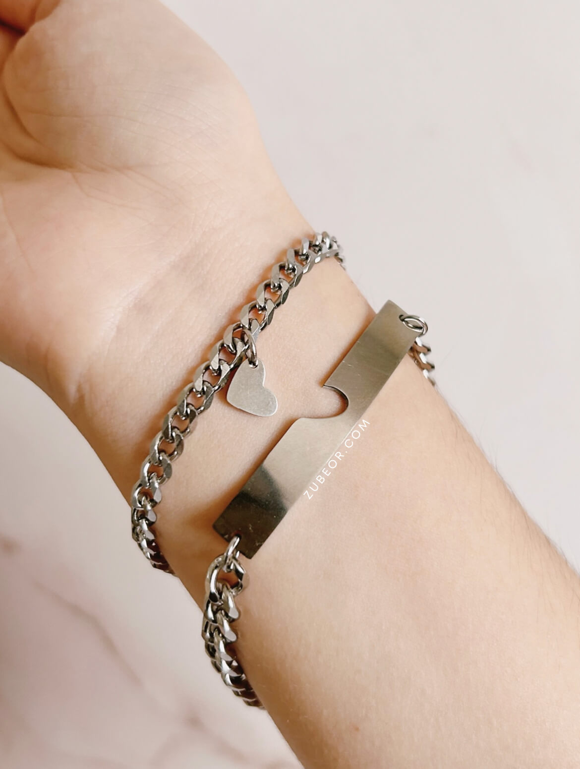Set de pulsera corazón 6