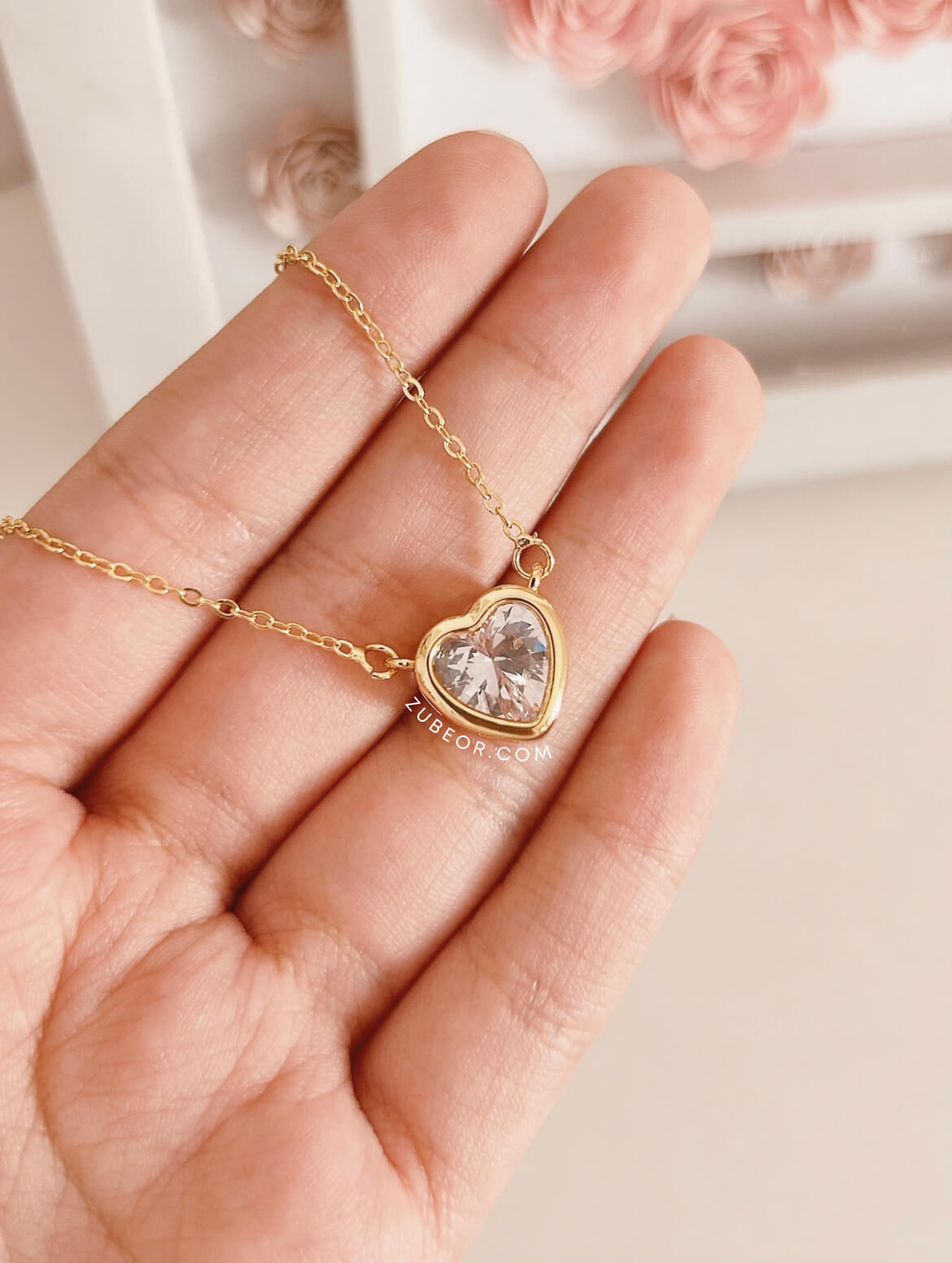 Cadena resplandor de corazón 6