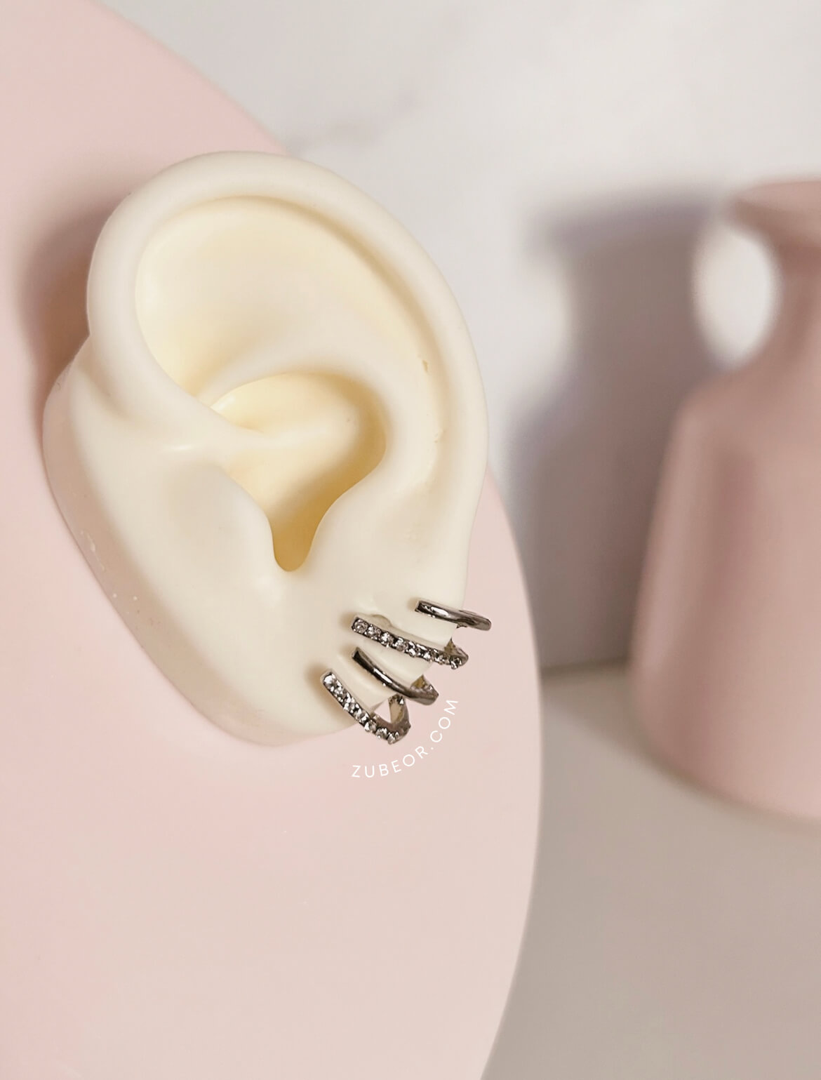 Aretes medio aro 4