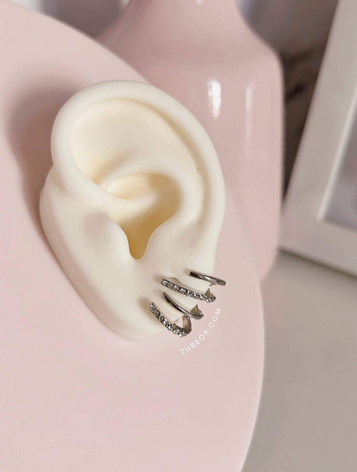 Aretes medio aro 7