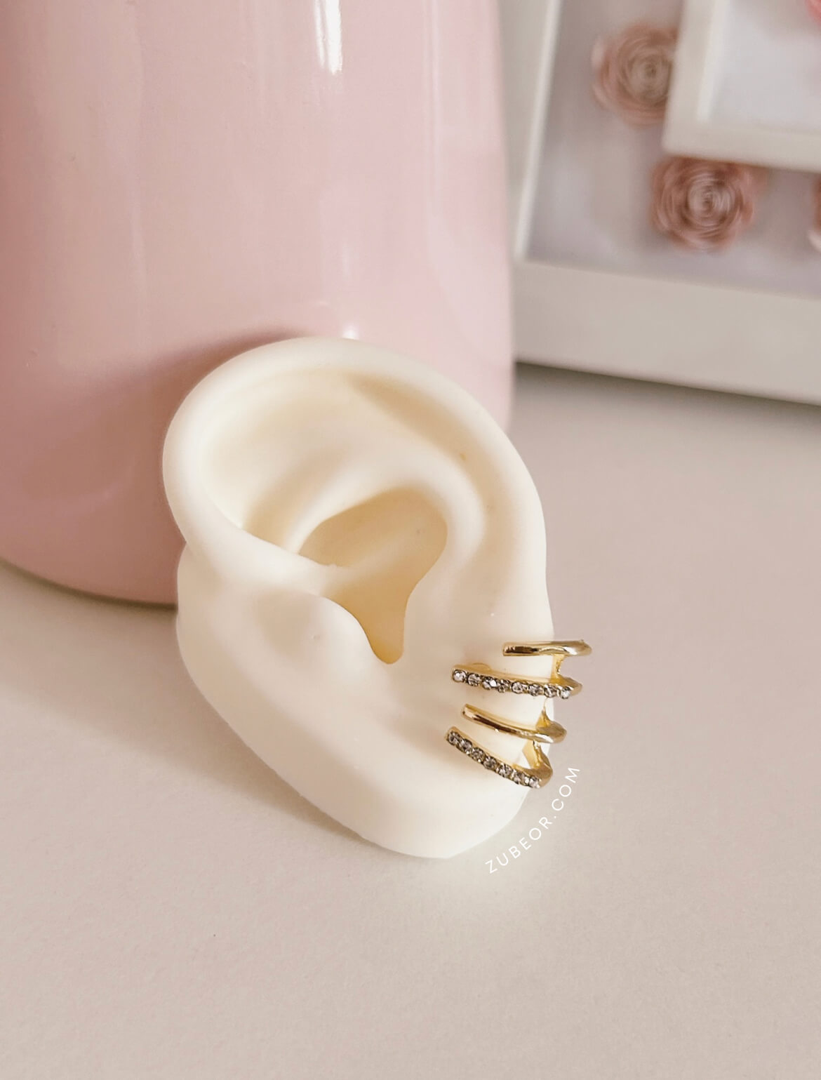 Aretes medio aro 5