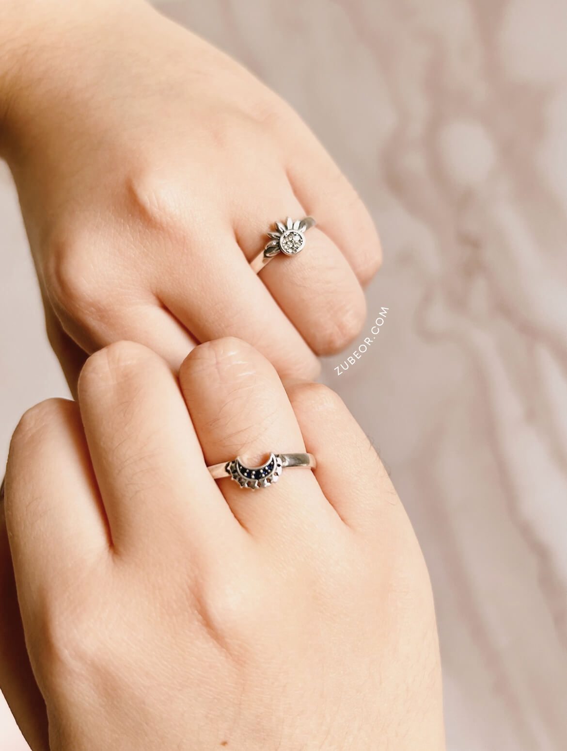 Set de anillos eclipse cristales 5