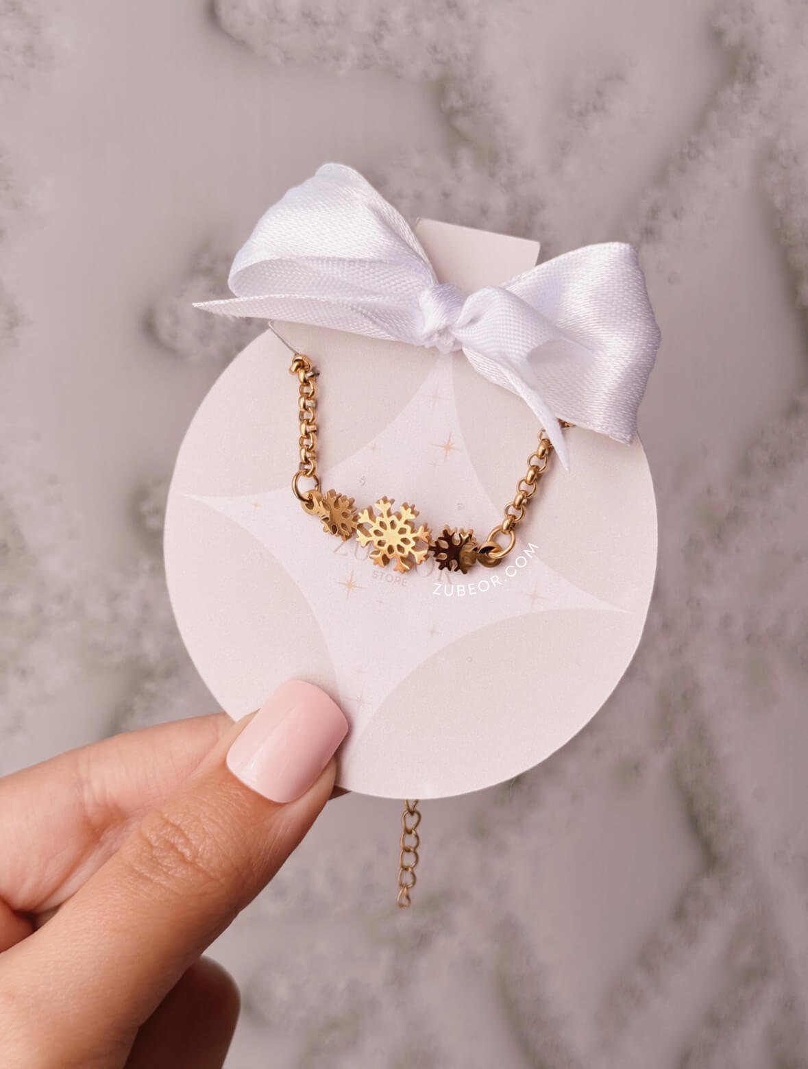 Pulsera copo de nieve 2