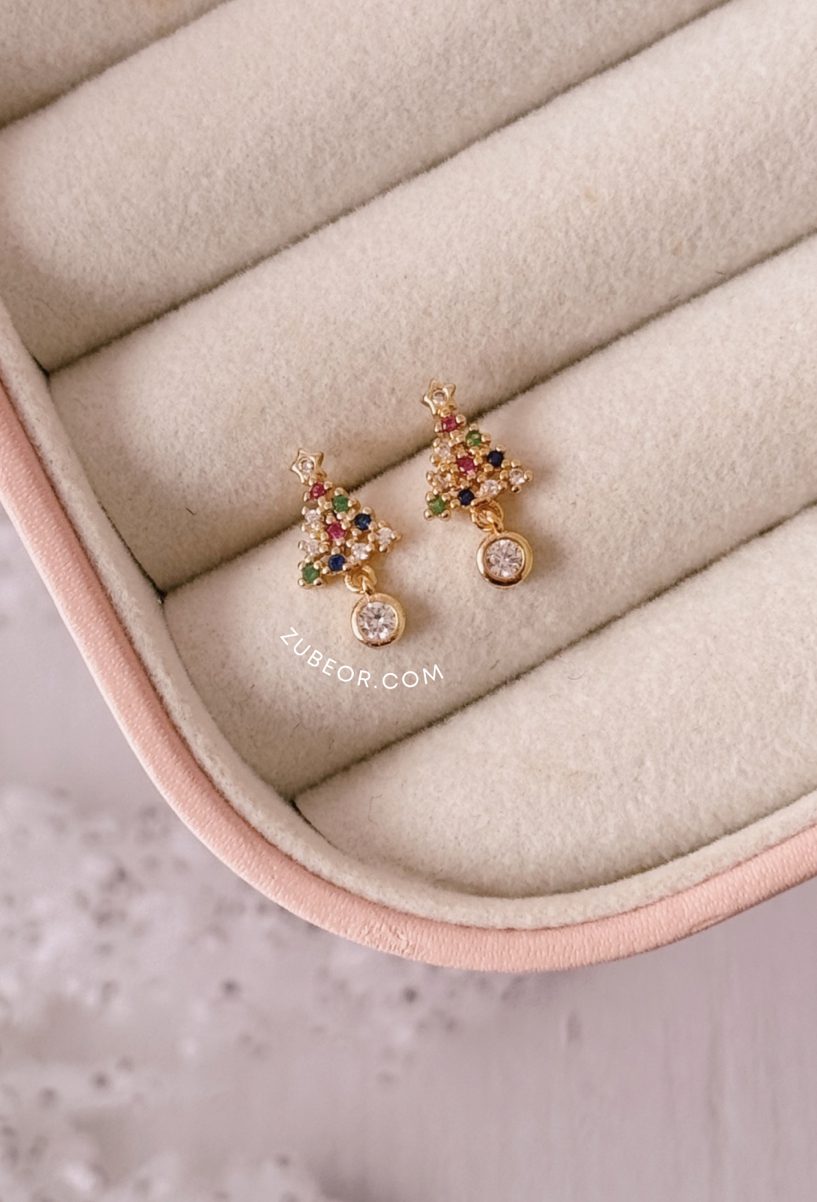 Aretes Árbol de Navidad 3