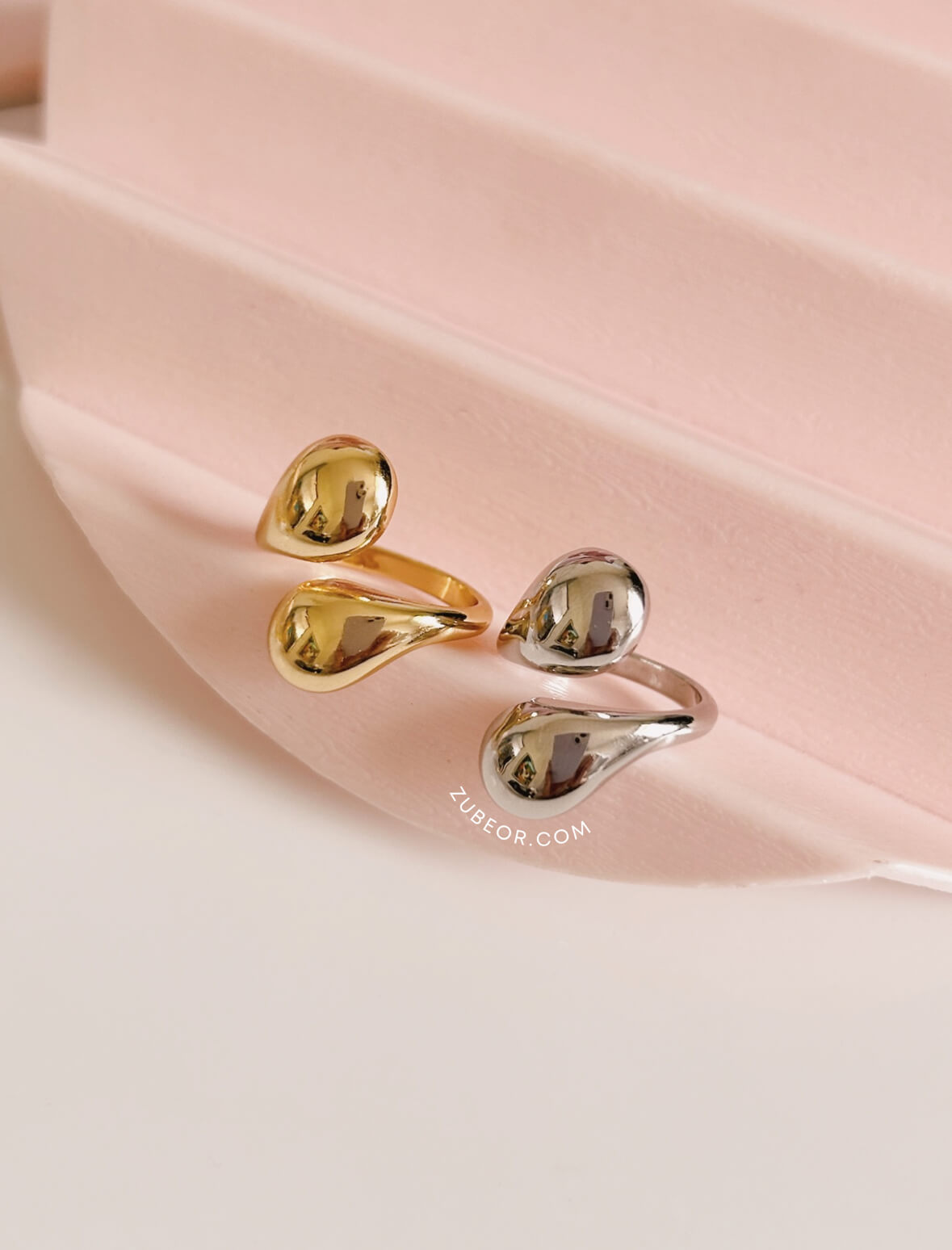 Anillo doble gota 2