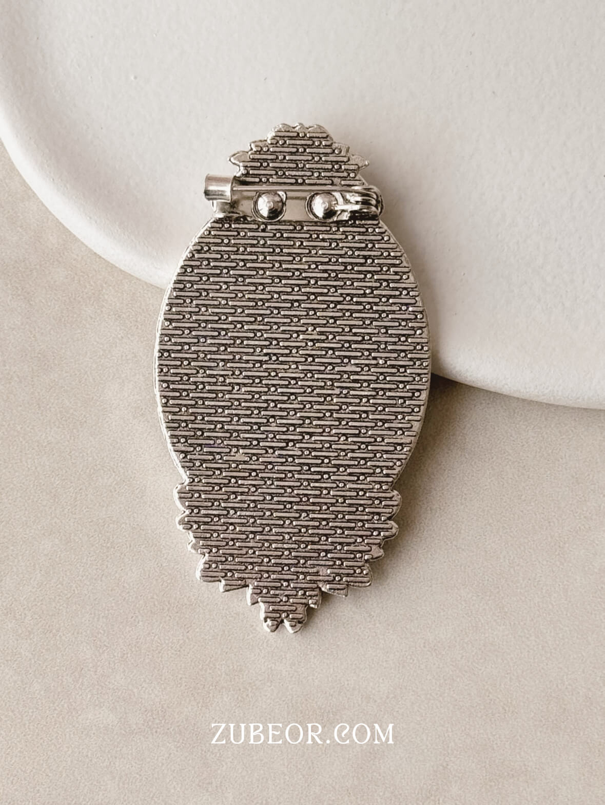 Camafeo broche ovalo flores (solo pago previo) 4