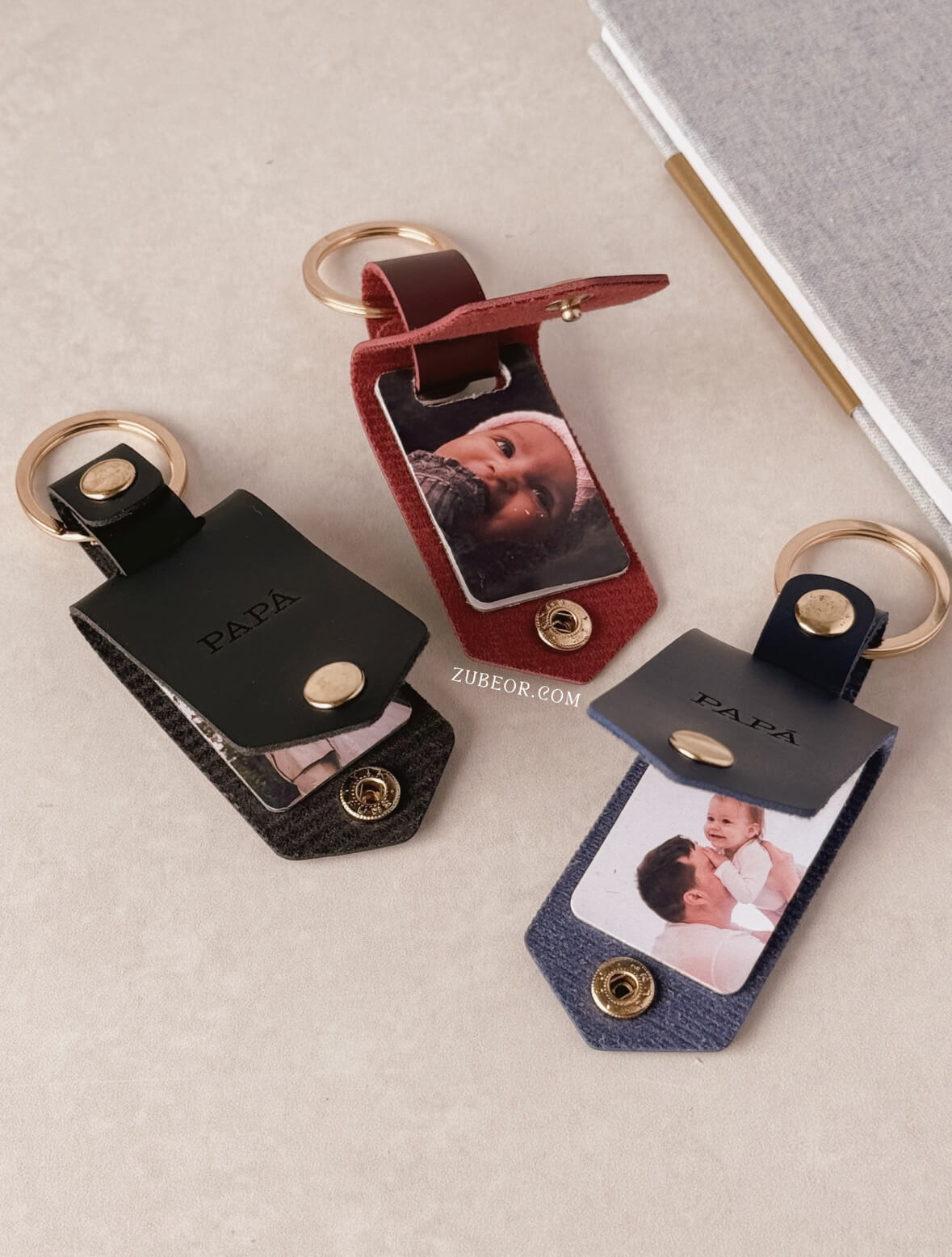 Llavero Cuerina con fotos (se personaliza con pago previo) 1