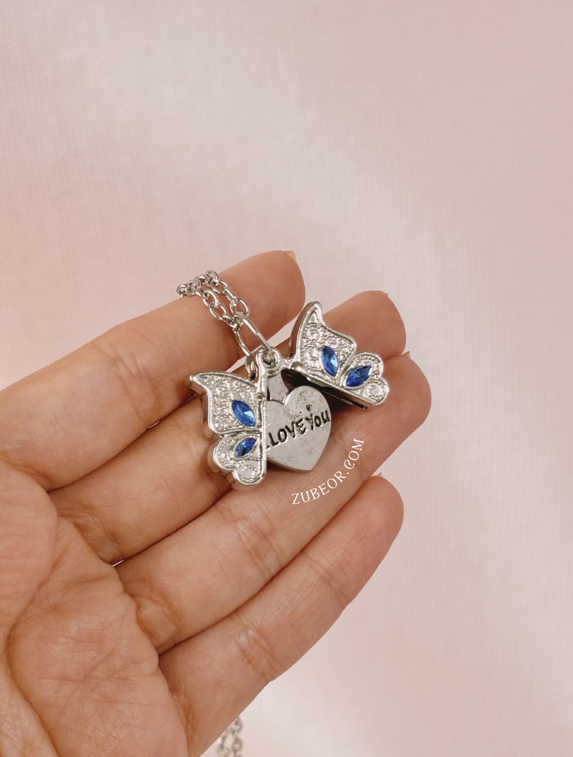 Cadena mariposa I love you 6
