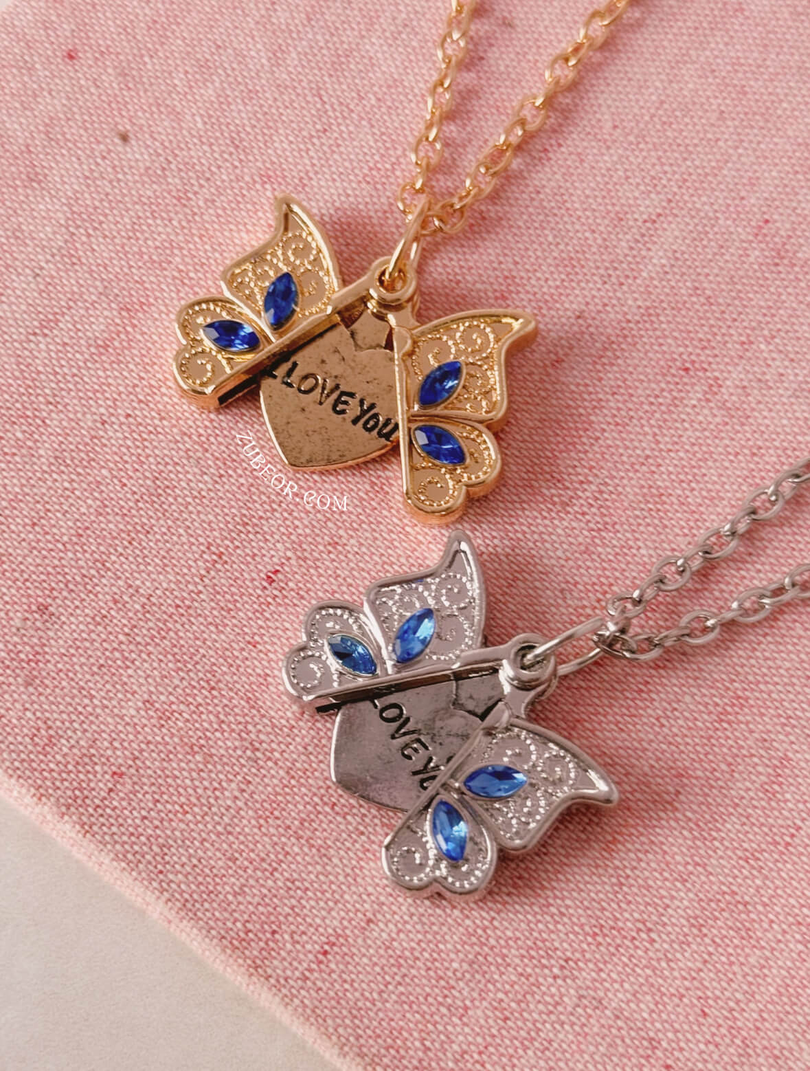 Cadena mariposa I love you 4