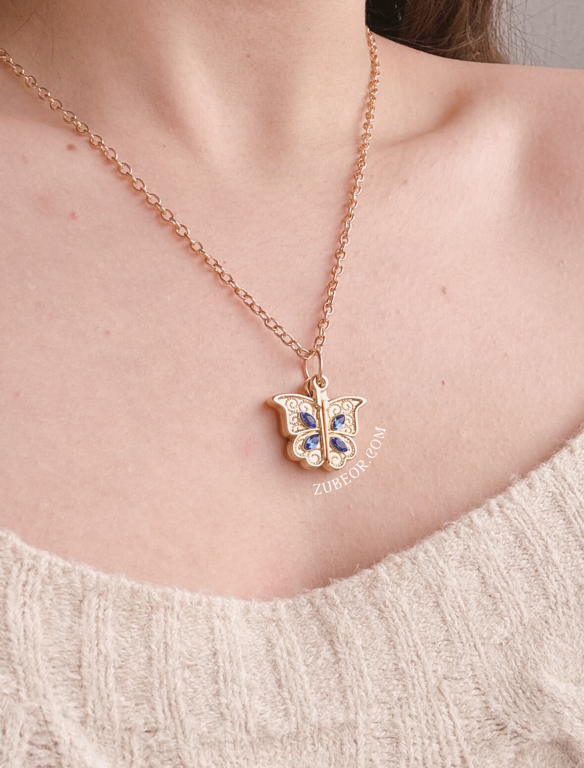 Cadena mariposa I love you 2
