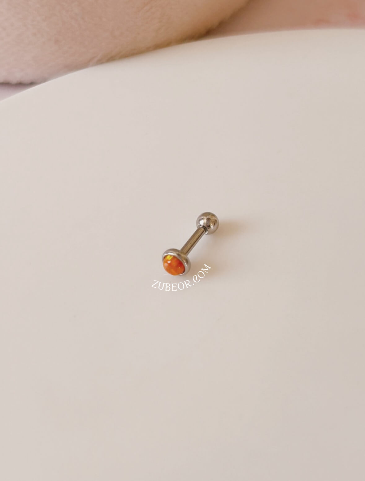 Piercing ópalo 4mm 2