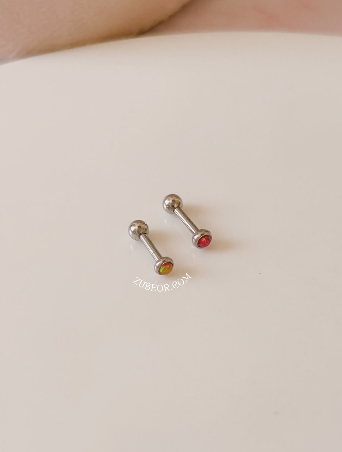 Piercing ópalo 3mm 3