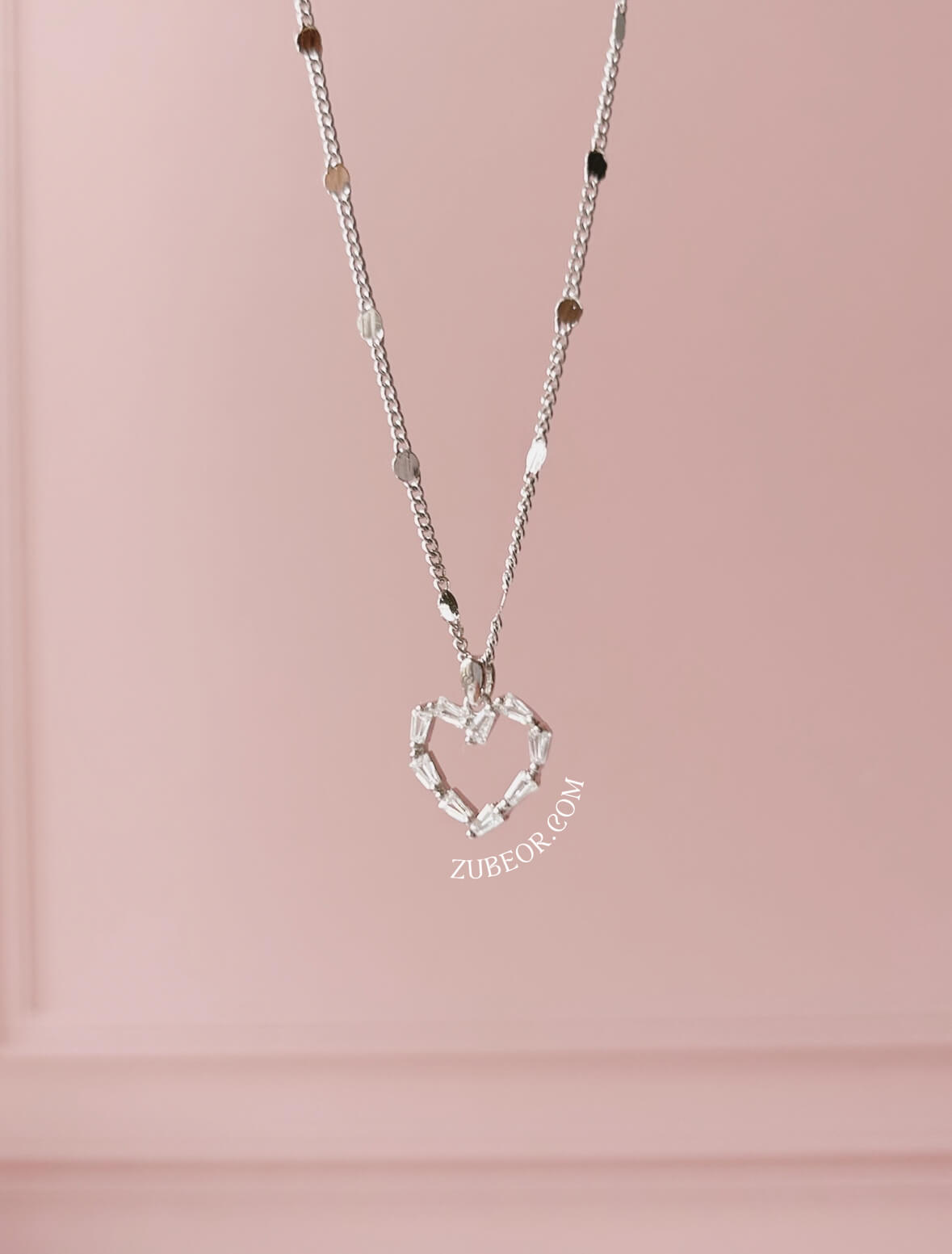 Cadena corazón de cristales 2