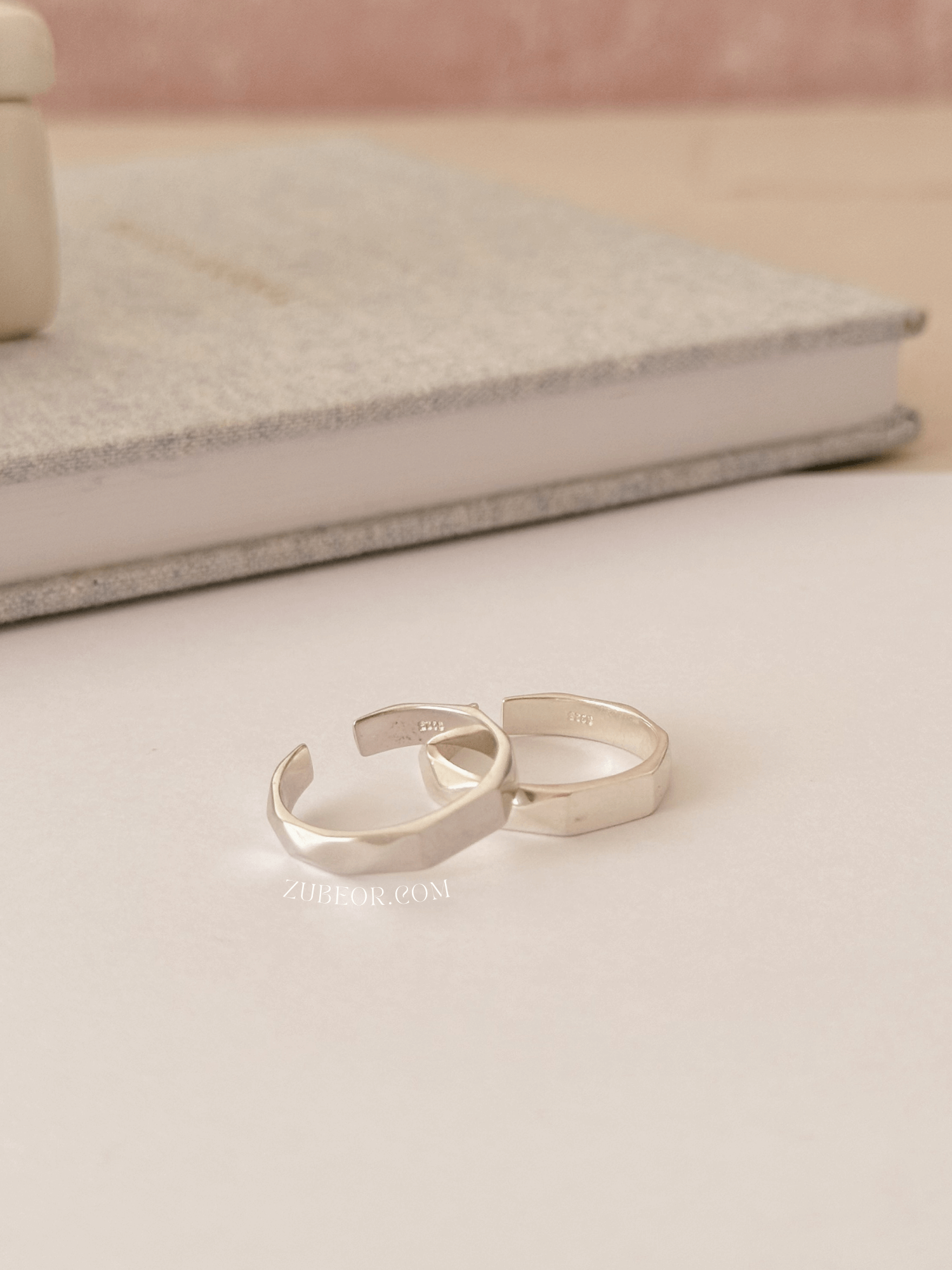 Set de anillos reflejo mágico I ♡ You 8