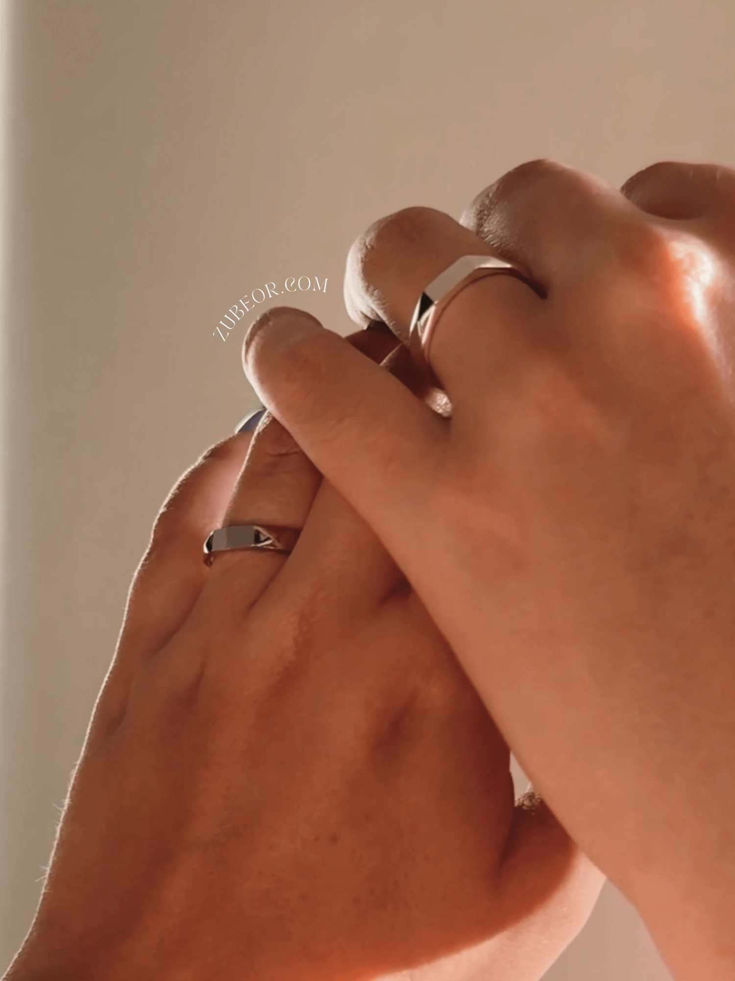 Set de anillos reflejo mágico I ♡ You 6
