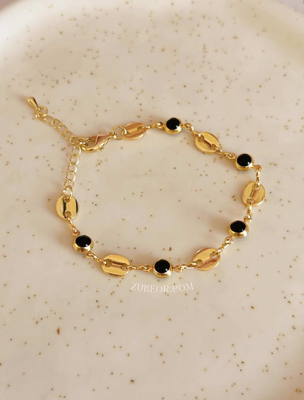 Pulsera perla negra 2