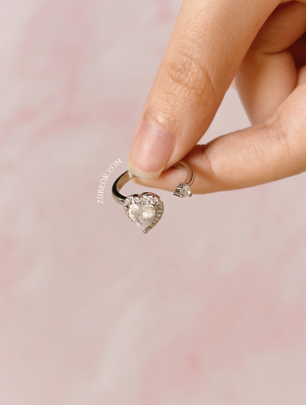 Anillo anti ansiedad corazón 4