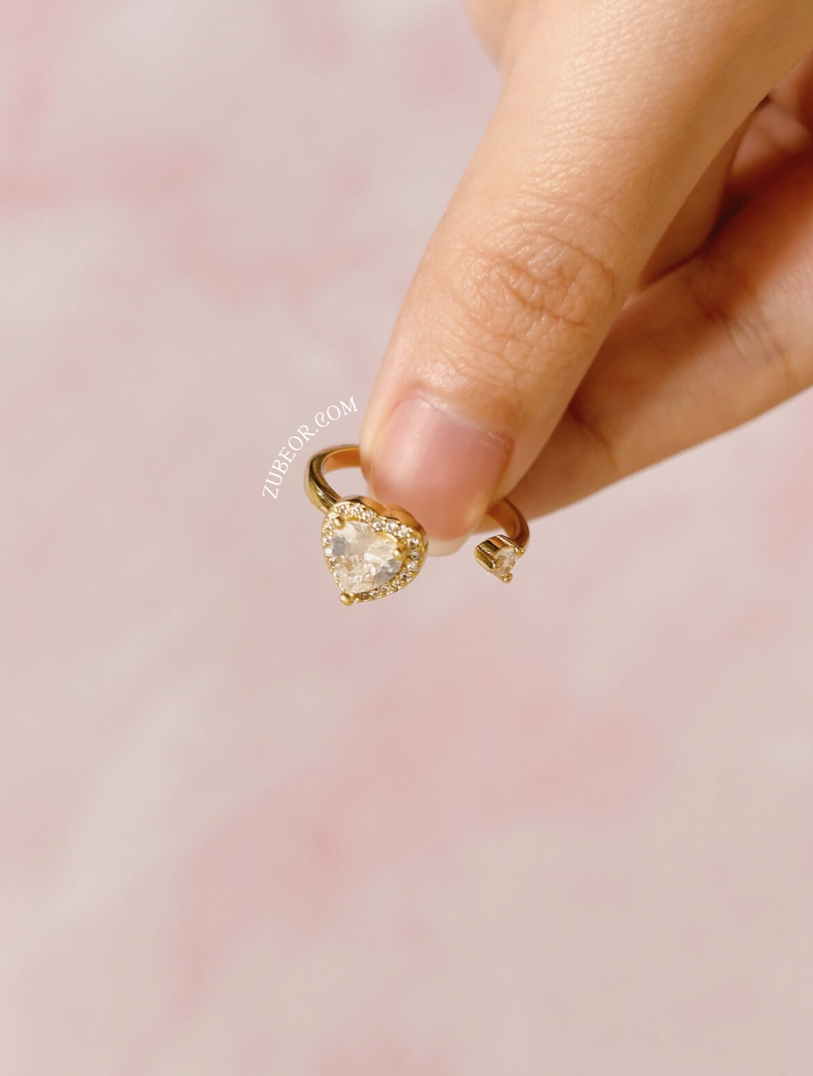 Anillo anti ansiedad corazón 6