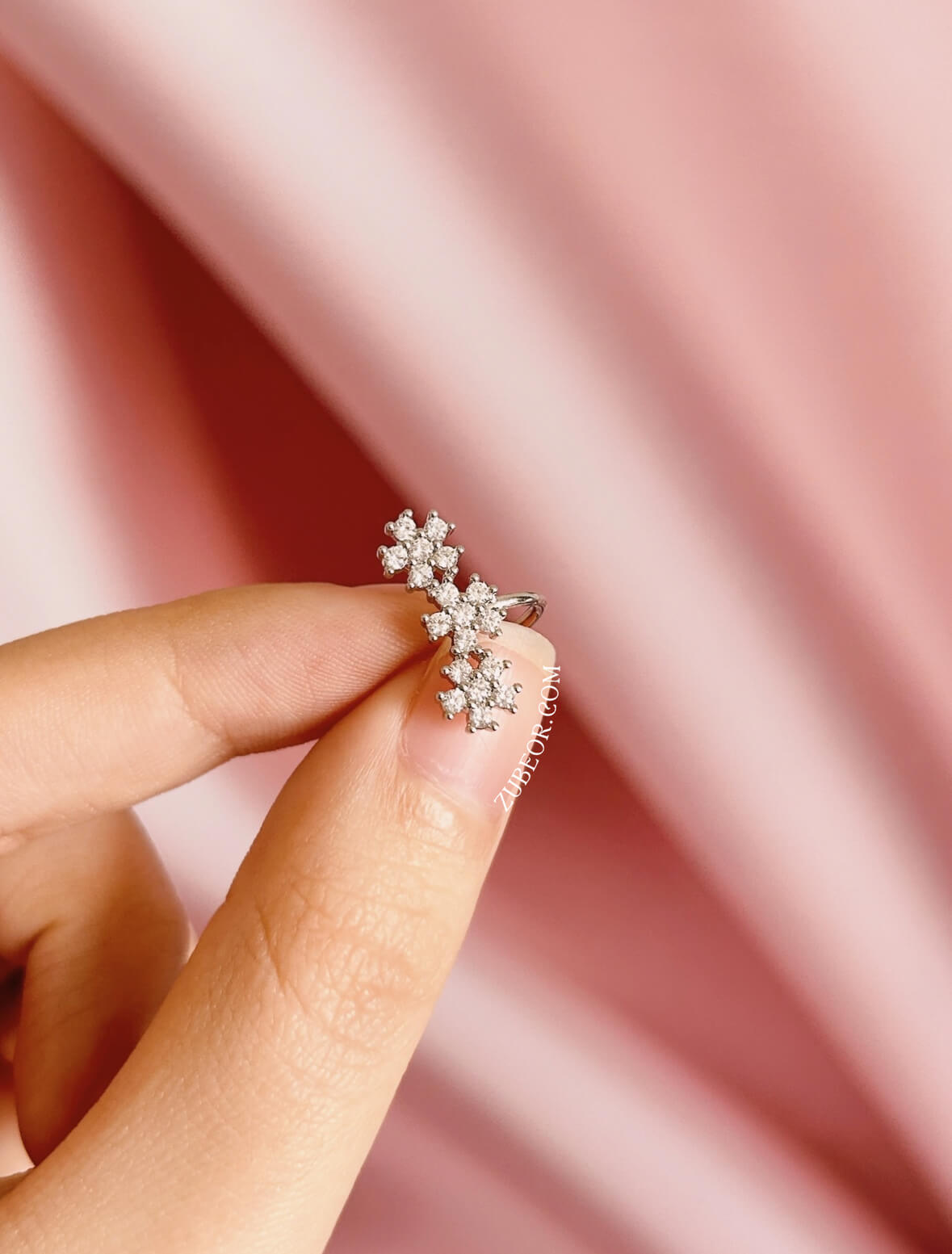 Earcuff 3 flores 3