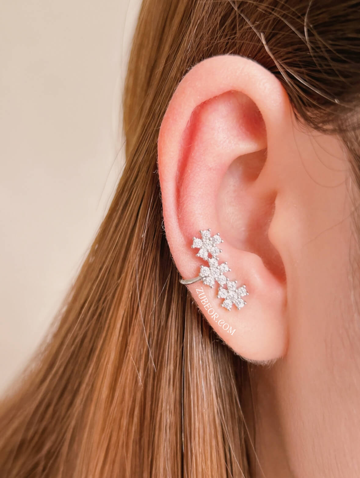 Earcuff 3 flores 4