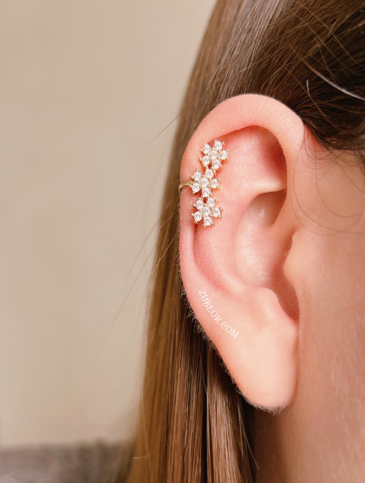 Earcuff 3 flores 2