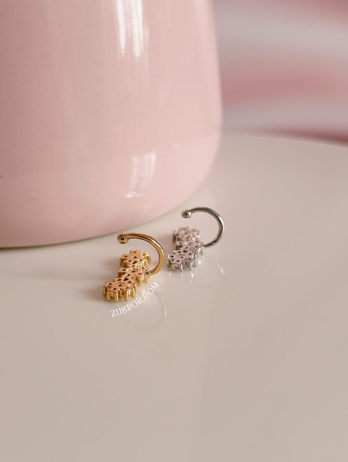 Earcuff 3 flores 5