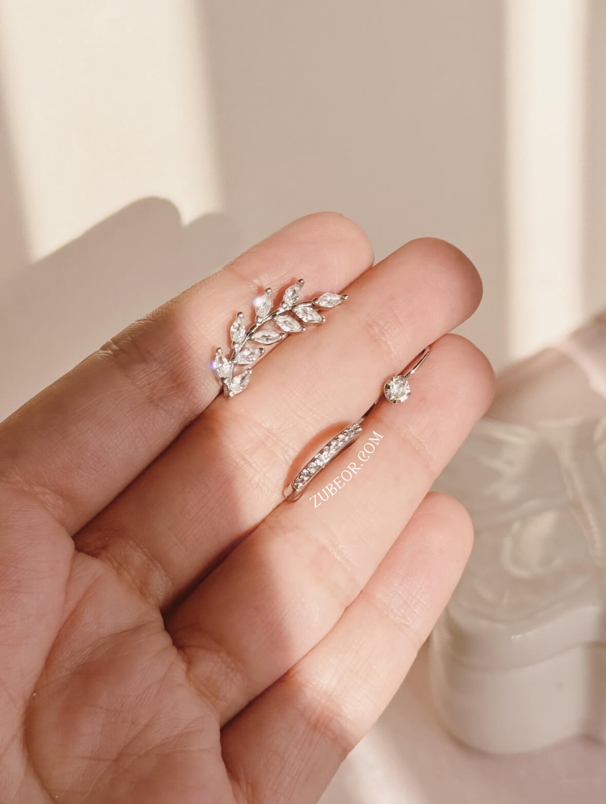 Set de earcuff y climber hoja 6