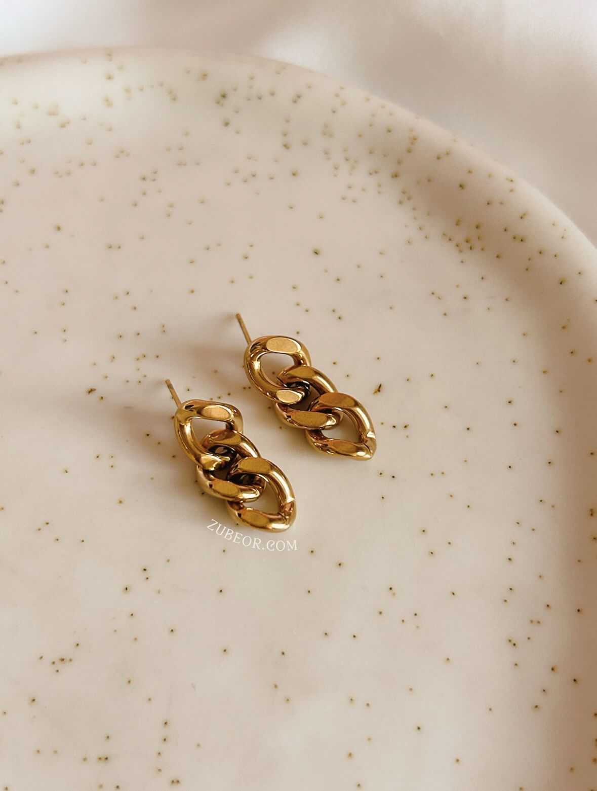 Aretes eslabones 6