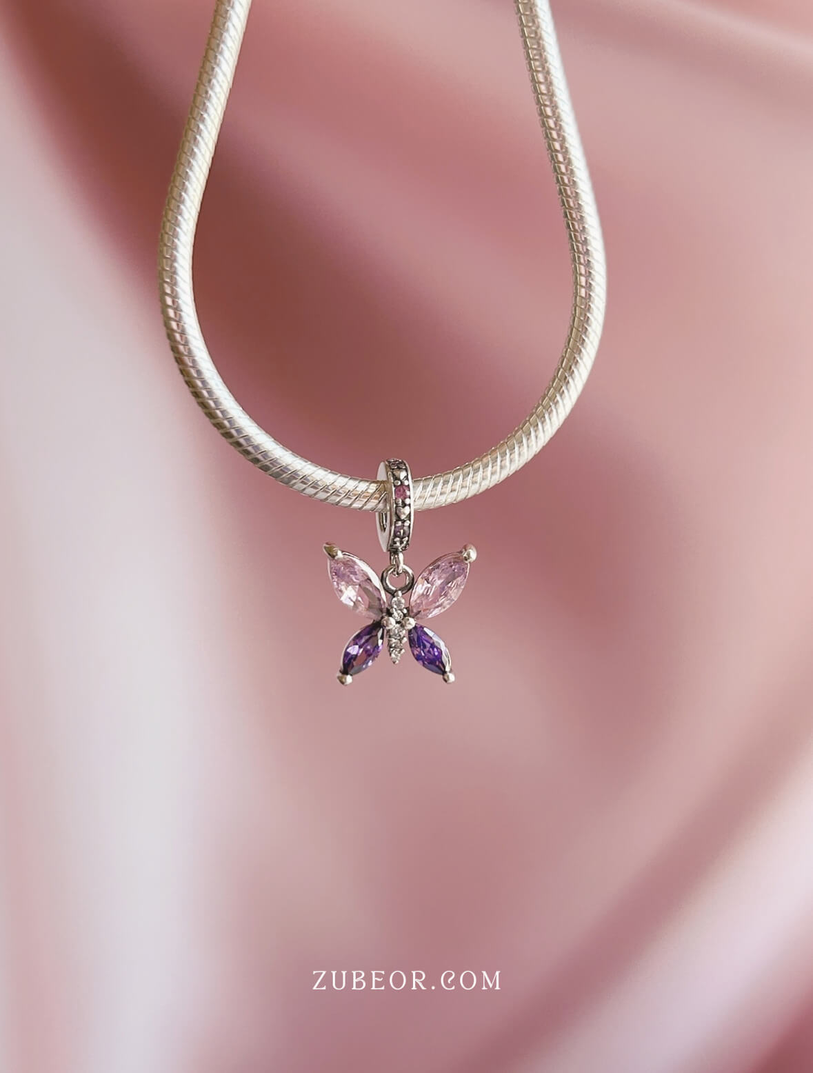 Charm mariposa morada 4