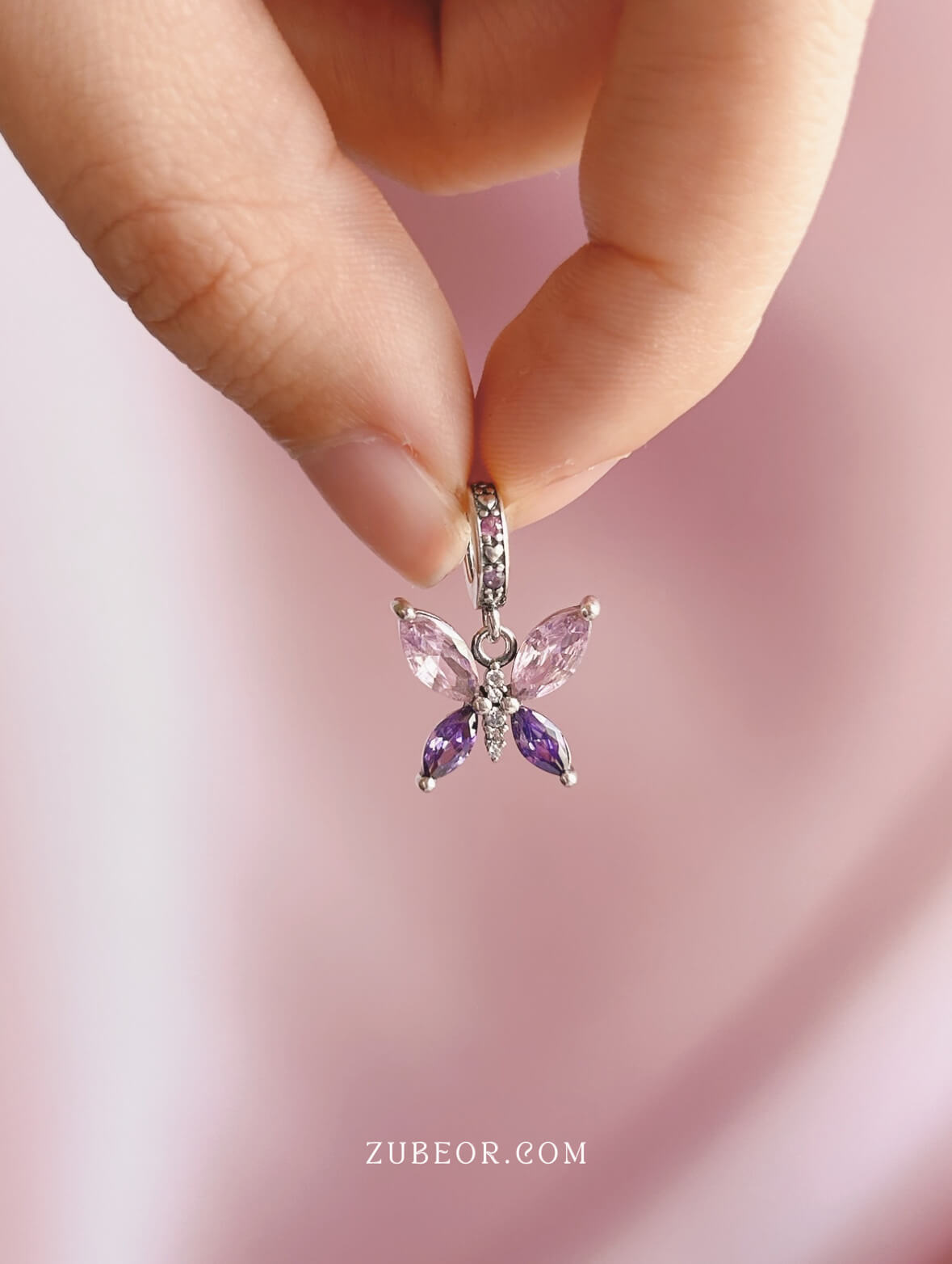 Charm mariposa morada 5