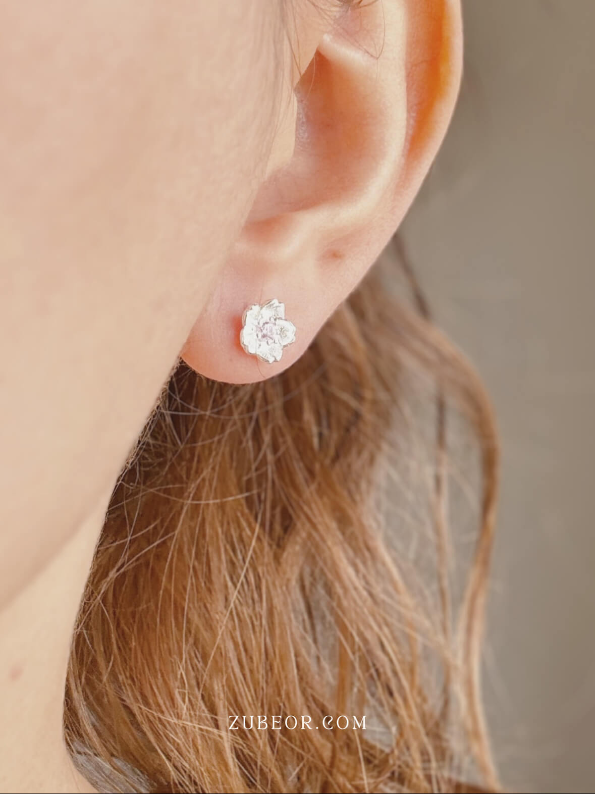 Aretes sakura rosa 5